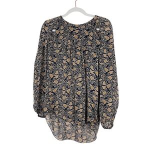 Isabel Marant Etoile Floral Print Blouse Long Sleeve‎ Boho Cottage Small Size 38